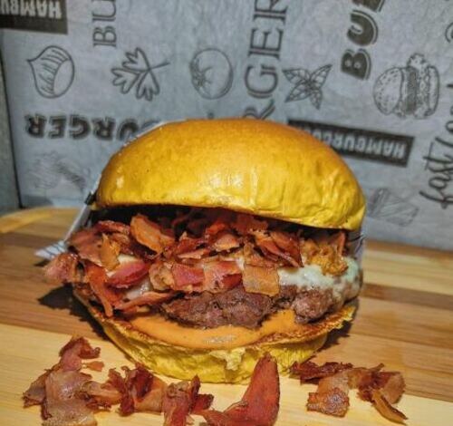 Hambúrguer da Feudal Burguer