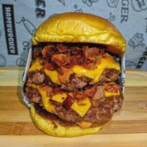 Hambúrguer da Feudal Burguer
